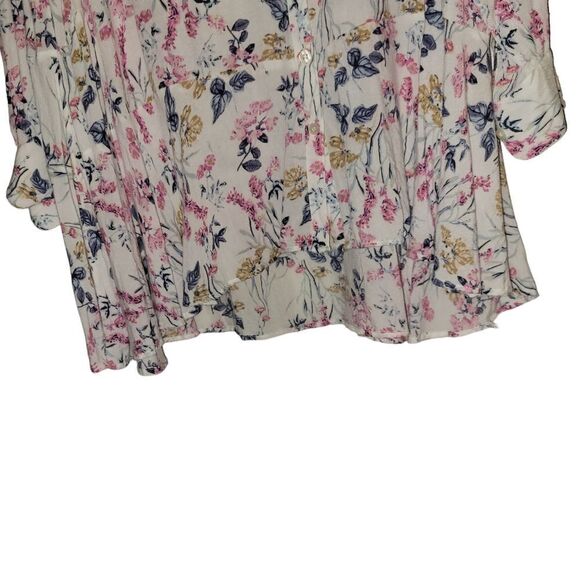 Chelsea and Theodore floral blouse size 1 X - Picture 5 of 5